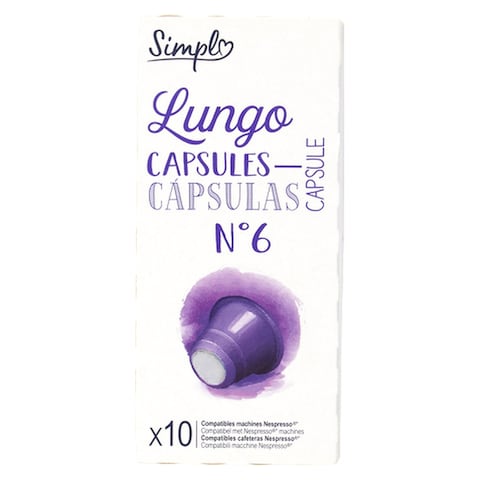 Simpl Lungo Capsules 10 Capsules