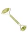 Walfront - Natural Jade Roller Double Head Gua Sha Green/Gold 5.6ounce