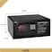 Rubik Hotel Size Safe Box Vault With Digital Pin Code Lock And Back-lit Keypad For Home Business Office Hotel Room Suitable For Cash Money Documents 14in Laptop Tablets Camera Jewelry Passports