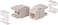 DKURVE&reg; Cat6 UTP 180 Degree Keystone Jack RJ45 100pcs