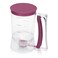 Pancake Batter Dispenser with Squeeze Handle &amp; Measuring Label, Perfect Baking Tool - Pancake Dispenser for Cupcake, Waffles, Muffin Mix, Crepes, Cake and More (1)