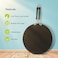 Royalford Glossy Tawa 30cm, Black, Aluminum Material
