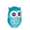 Owl 3D Pinata 16inx10inx10in 1pcs