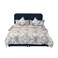 In House Lamar Velvet Bed Frame - Queen - 200x140 cm - Dark Blue
