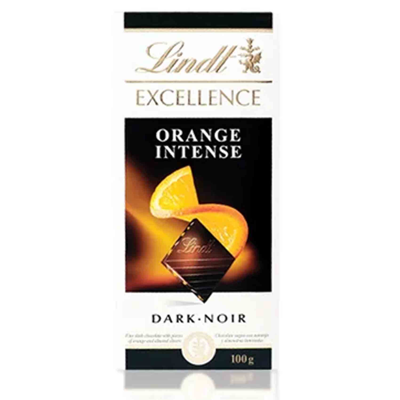لينت إكسيلنس شوكولاتة داكنة مع البرتقال المكثف 100 غرام