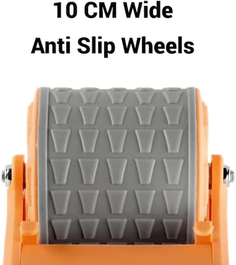 Automatic Rebound Ab Abdominal Exercise Roller Wheel, with Elbow Support and Timer, Abs Roller Wheel Core Exercise Equipment, for Men Women