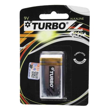 Turbo Alkaline Battrey 9V