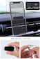 C83 Mobile Phone Magnetic Car Holder With Two (2) Units Metal Sheets - Grey