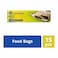 Carrefour Sandwich Ziplock Bag - 27 x 30 Cm - 15 Bags