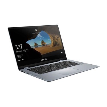 لابتوب اسوس TP412FA، انتل كور i5-10210U، شاشة 14 بوصة، هارد ديسك 512 جيجا + 256 جيجا SSD، رام 8 جيجا - فضي