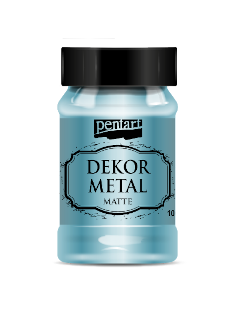 Dekor Metal Matte 100ml Turquoise