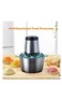 Food Chopper Multifunctional Stainless Steel Food Processor Vegetable Chopper Electric Meat Grinder for Meat Vegetable Fruits 2L