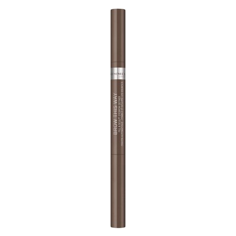 Buy Rimmel London Brow This Way Eyebrow Definer Pencil - 002 Medium Brown, 0.25 gr in Kuwait