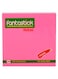 Fantastick 12-Piece Sticky Notes 3x3 Inch Size Neon Pink
