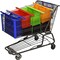 Generic Reusable Cart Bags Grocery Organizer Designed For Carts Trolley Shopping Bag Folding Non-Woven, 4 Sizes