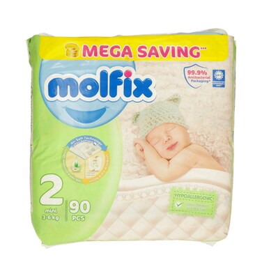 Molfix Size 2 (3 - 6 kg) 90 pcs