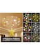 Christmas Tree Topper Lighted LED Rotating Sharp and Clear Projector 3D Star Tree Topper for Christmas Decoration-6 Design Slides- Gold