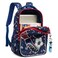 Eazy Kids - 17" School Bag Lunch Bag Pencil Case Set of 3 Football - Blue
