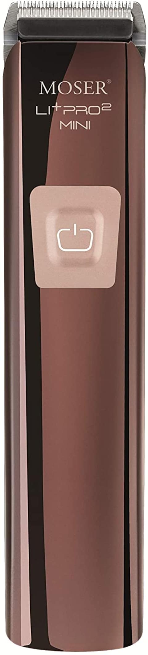 Moser 1588-0151, Li+Pro2 Mini, Professional Cord/Cordless Hair Trimmer, Mettalic Brown, Small