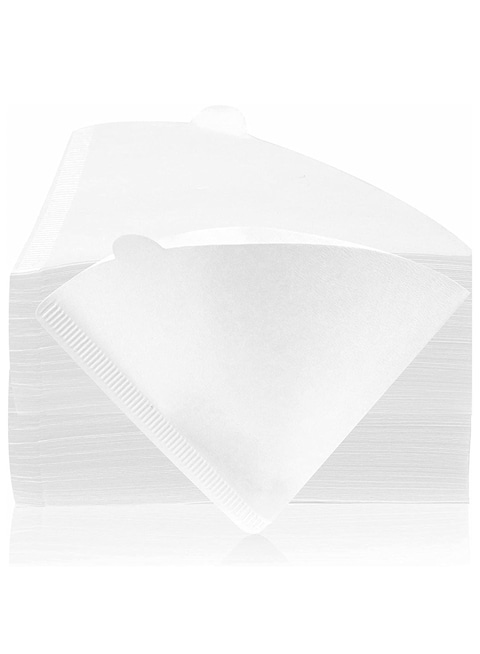 Mibru 100 Piece Coffee Paper Filter V60 Size 02 White