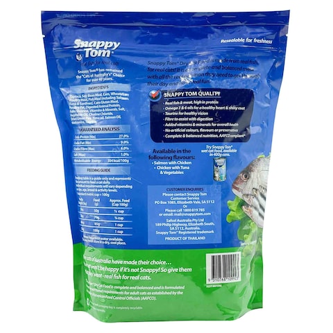 Snappy Tom Ocean Fish With Vegetables Cat Food 1.5Kg