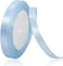 Light Blue Satin Ribbon, 12mm x 25yd Fabric Polyester Ribbon for Gift Wrapping, Party Favors, Wedding Decorations, Bow Making, Bouquets, Sewing Projects &amp; Craft Supplies