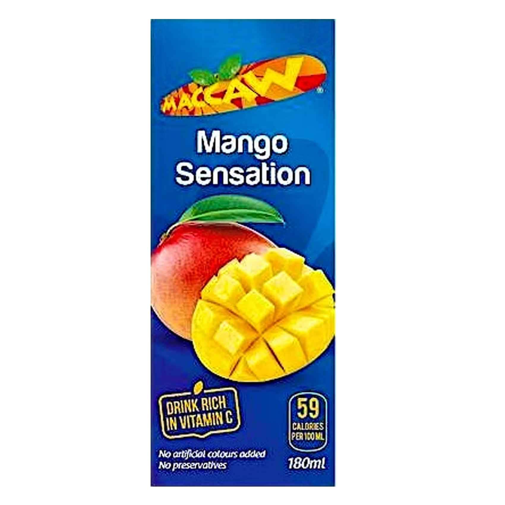 Buy Maccaw Juice Mango Sensation Slim 180ML Online Carrefour Lebanon