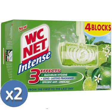 WC Net Toilet Blocks Intense Lime Fresh 2 PCS