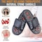 Generic Volwco Acupressure Massage Slippers, Reflexology Sandals With 78 Rotary Massage Therapy Ball And Adjustable Strap, Fight Against Plantar Fasciitis For Men Women (42-43)