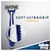 Gillette blue3 men&rsquo;s disposable razors 6+2 pieces