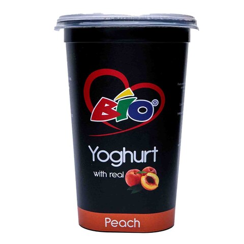 Bio Real Peach Yoghurt 450ml