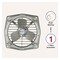 Venus 12 Box Fan With Timer