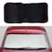 Generic Windshield Sunscreen Sunshade Black Color For Car Medium Size Collapsible Auto 148 X 70 cm