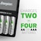 Energizer Recharge MAXI Charger  with 4 AA Rechargeable Batteries
