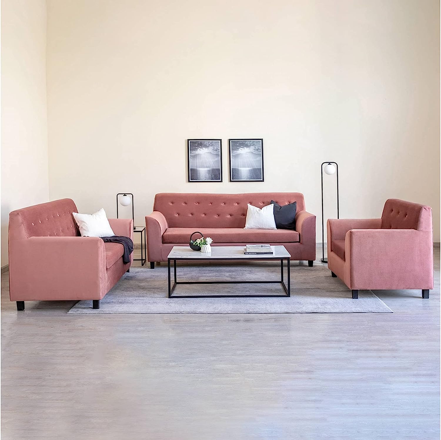 PAN Home Scotia Sofa Set 3+2+1