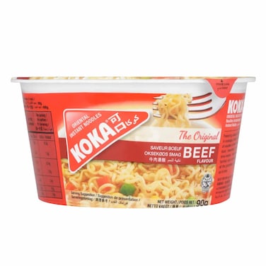 Koka Beef Instant Noodles Bowl 90g