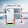 elago Hybrid Clear Compatible with iPhone 15 Plus Military Grade Drop Protection case cover - Transparent