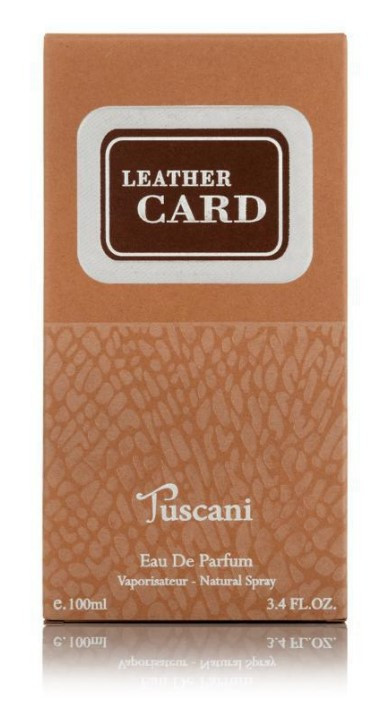 Tuscani Leather Card Eau De Parfum For Men, 100ml