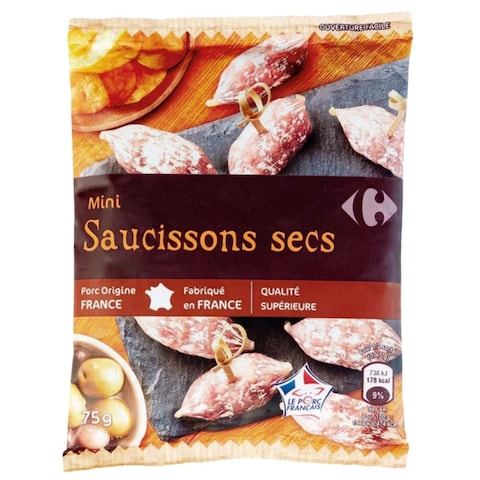 Carrefour Mini Saucisson Secs 75g