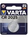 Varta Lithiumm CR2025 Battery Button Cel 3 Volt Value Pack of 2