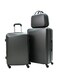 Morano 4-Pieces Luggage Trolley Bags Set (Dark Grey)