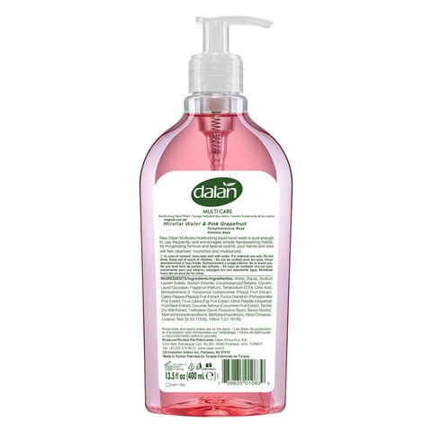 Dalan Hand Soap With Grapefruit And Micellar Water 400Ml