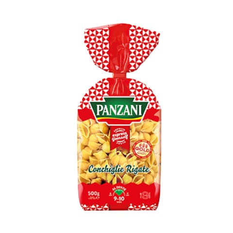 Panzani Pasta Conchigli Rigate 500GR