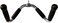 ULTIMAX Barbell Deluxe Revolving Bar, Solid Steel Tricep Press Down Bar with Rubber Handgrips &amp; Revolving Hanger, Multi-Exerciser Cable Attachment Bar