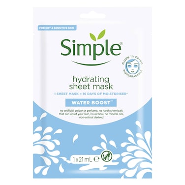 Simple Hydrating Water Boost Face Mask 21ml