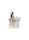 Generic The Original Bathroom Toilet Stool White 9Inch