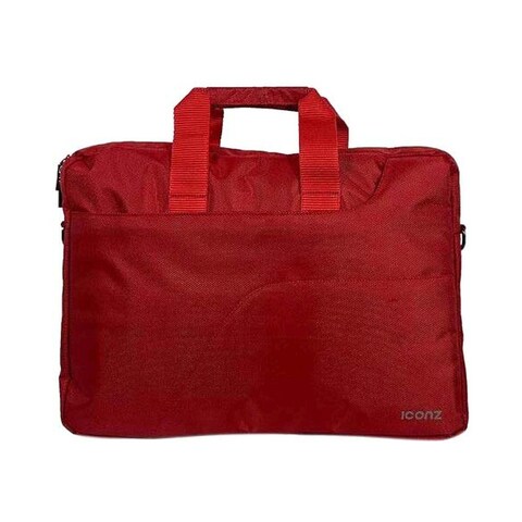 ICONZ 2043 Milano Top Load Laptop Bag, 15.6 Inch - Red