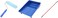 ABBASALI PAINT ROLLER 9" WITH STICK &amp; PAINT TRAY
