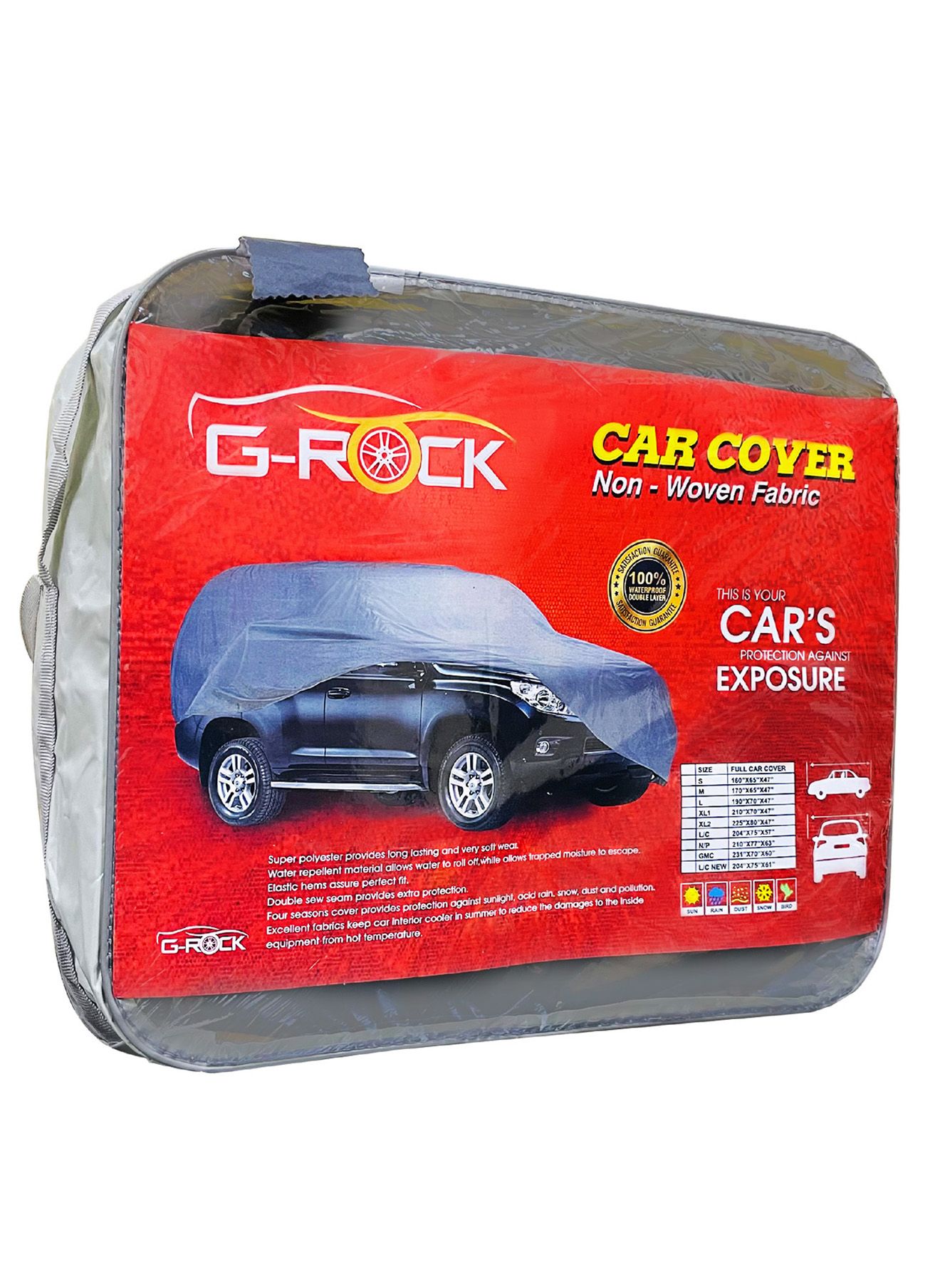 G-Rock Scratch-Resistant, Waterproof and Sun Protection Car Cover LC NEW