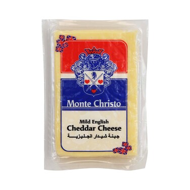 مونت كريستو جبن شيدر انجليزي معتدل 400 غ